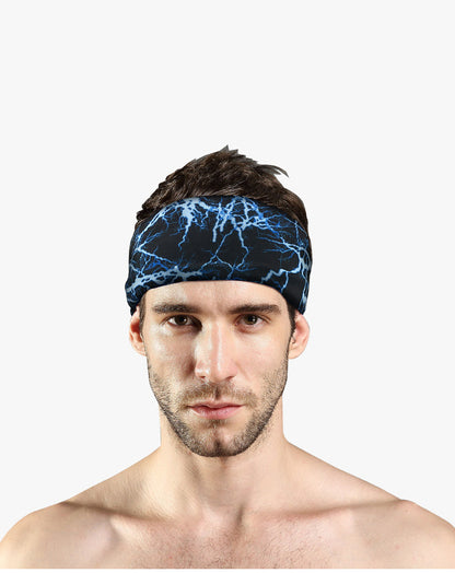 Yoga High Elastic Sweat Absorbing Air-permeable Wide Headband