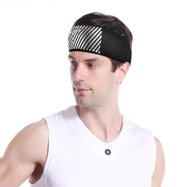 Yoga High Elastic Sweat Absorbing Air-permeable Wide Headband