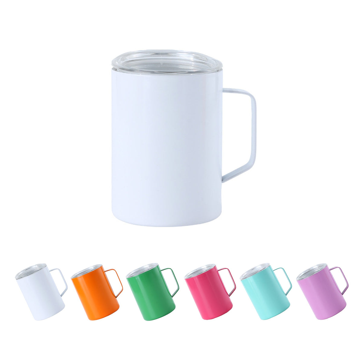 Laser Engraved Mini Coffee Cup W/ Straw & Handle 3 oz.