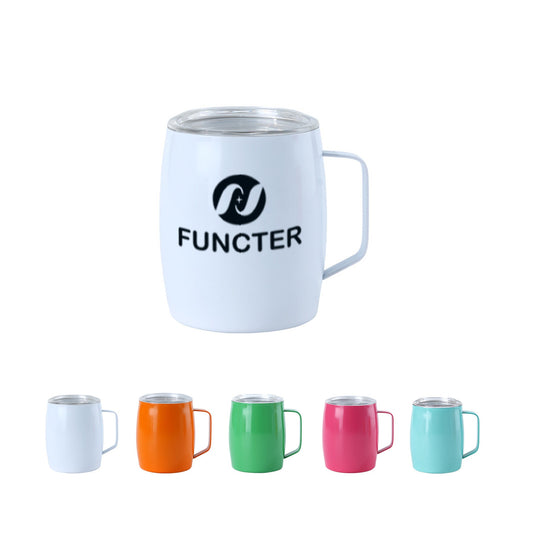 Screen Printed Mini Wine Cup W/ Straw & Handle 3 oz.