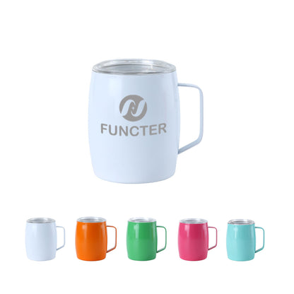 Laser Engraved Mini Wine Cup W/ Straw & Handle 3 oz.