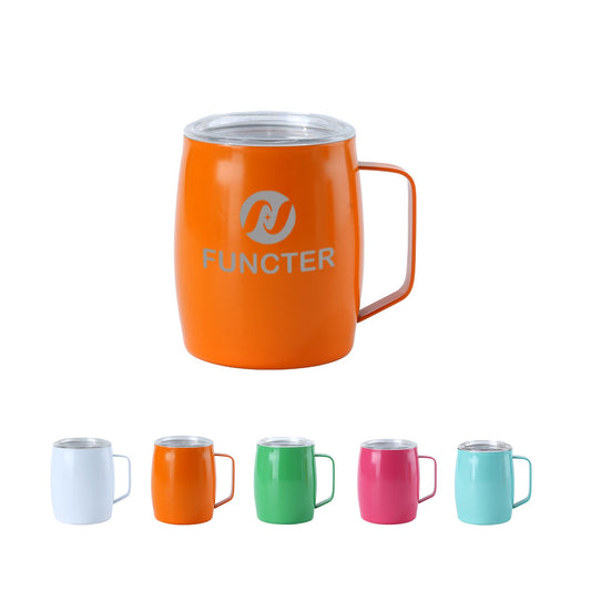 Laser Engraved Mini Wine Cup W/ Straw & Handle 5 oz.
