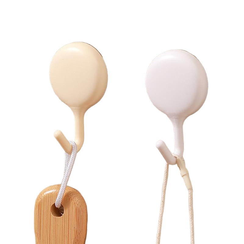 Convenience Self Adhesive Round Shaped Wall Hooks Hanger
