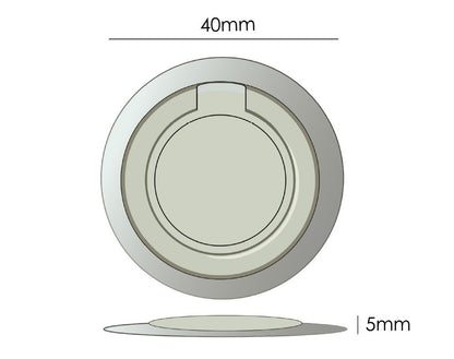 360° Rotation Movable Foldable Ring Phone Holder With Ring