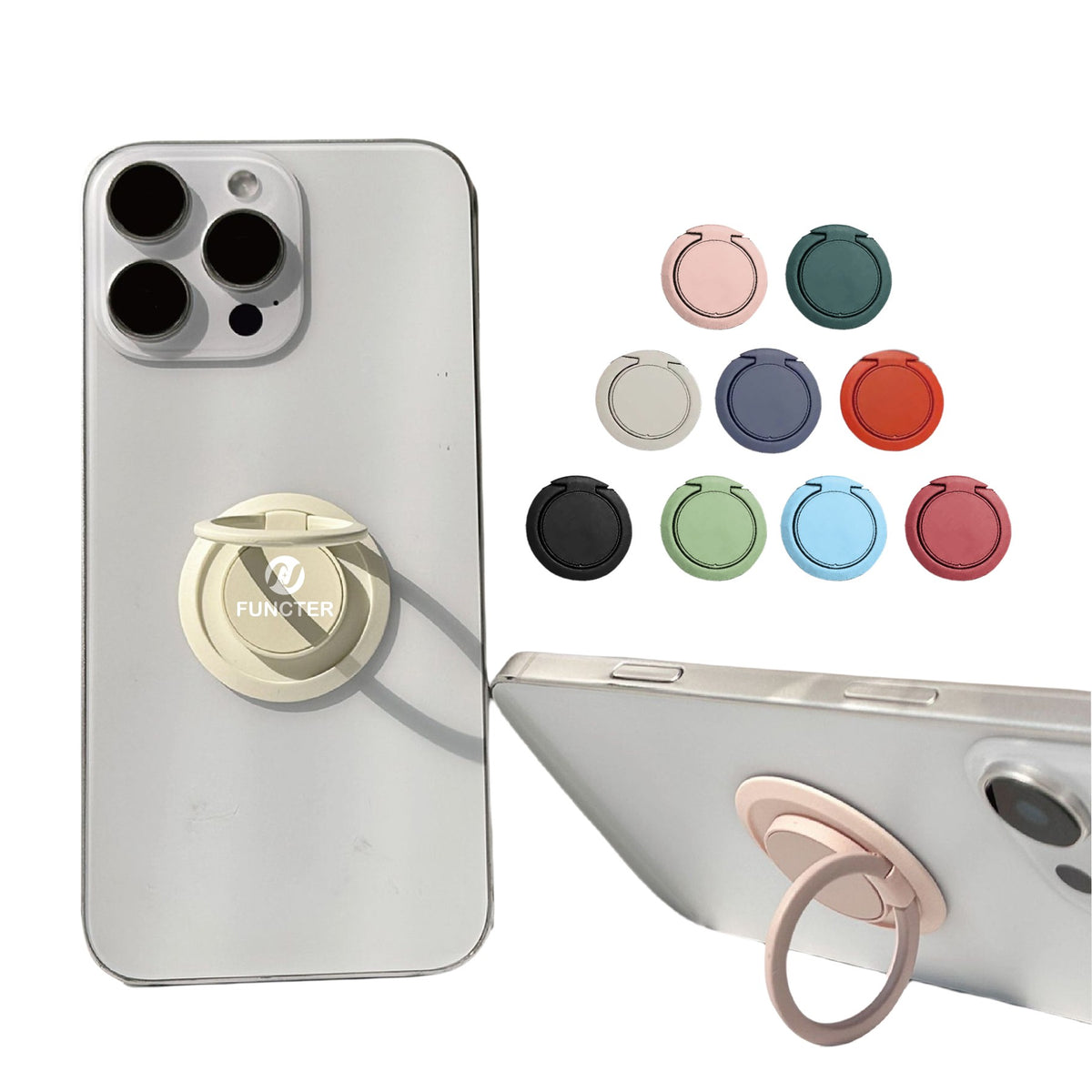 360° Rotation Ultrathin Adhesive Smart Phone Ring Grip Holder