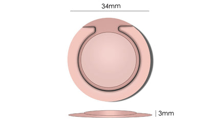 360° Rotation Ultrathin Adhesive Smart Phone Ring Grip Holder