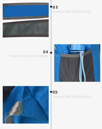 Outdoor Waterproof Foldable Backpack Large-Capacity Travel Bag
