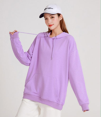 Unisex Pullover Hoodie Long Sleeve Casual Sweatshirt