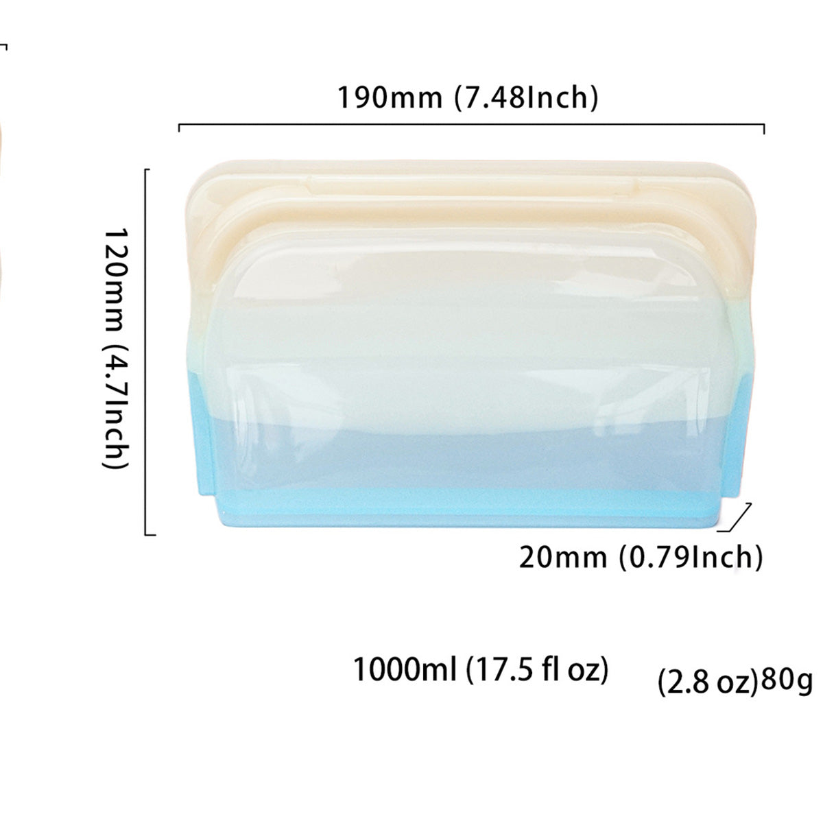 7.48 Inch x 4.7 Inch x .79 Inch