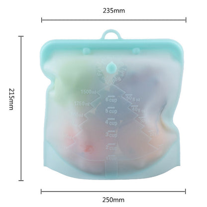 50 oz. Silicone Seal Lock Freezer Food Storage Bag