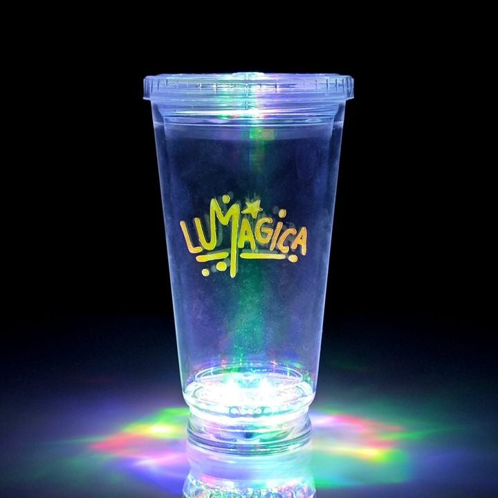 18Oz. Double-Wall Glowing Party Cups For Indoor Outdoor Party Event House Parties Birthdays Weddings