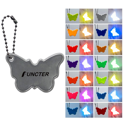 Butterfly Shape Reflective Key Tag