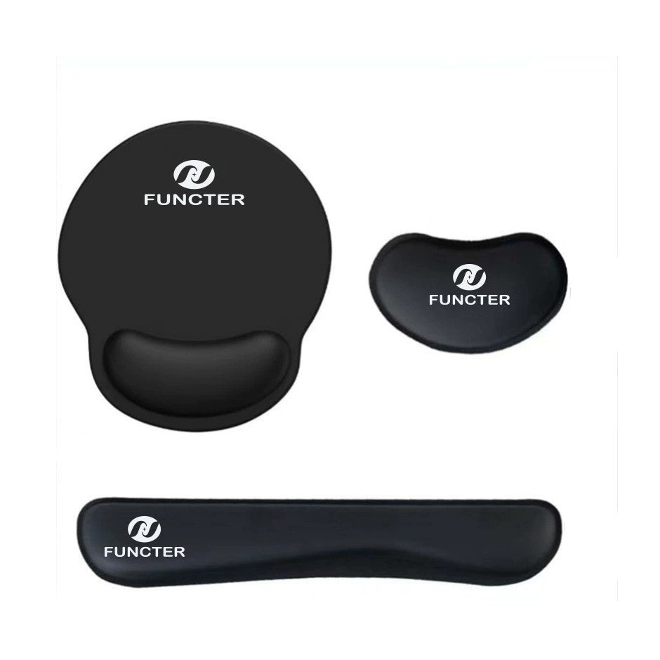 Memory Foam Typing Keyboard Hand Rest Pads Set