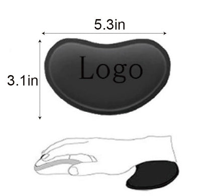 Memory Foam Typing Keyboard Hand Rest Pads Set