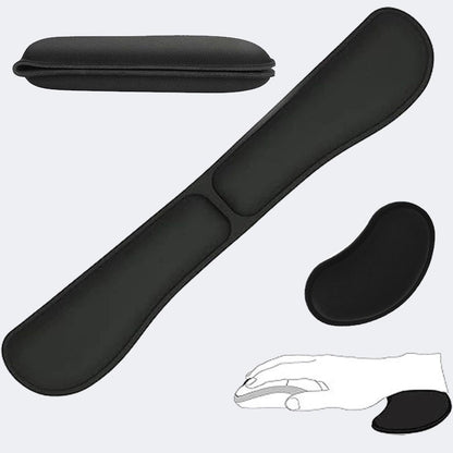 Foldable Keyboard Hand Rest Cushion W/ Memory Foam Set
