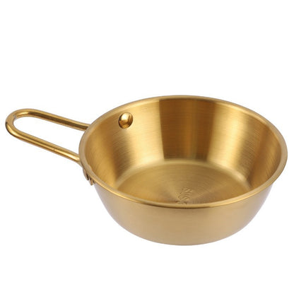 10 Oz. Stainless Steel Camping Bowl W/ Handle