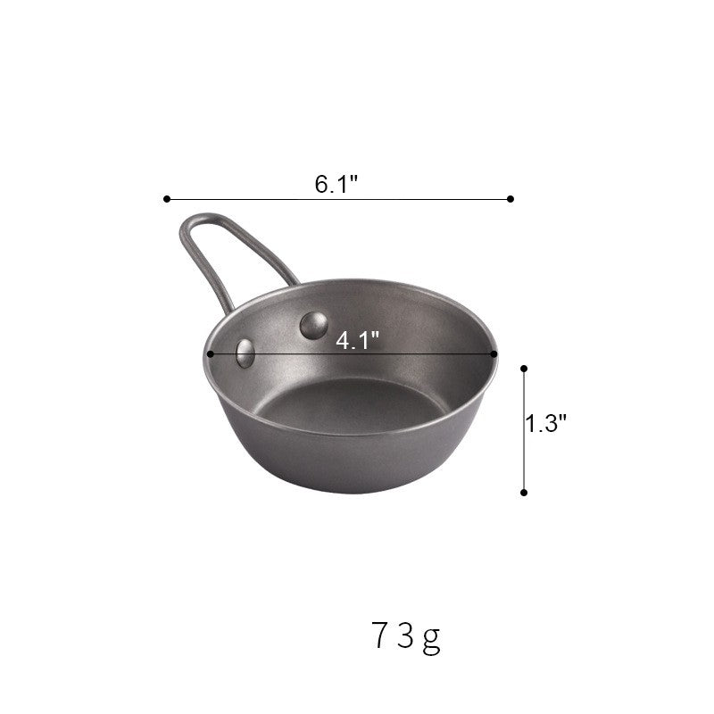 5 Oz. Stainless Steel Camping Bowl W/ Handle