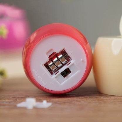 Mini Apple Electronic Candle W/ Flat Slit