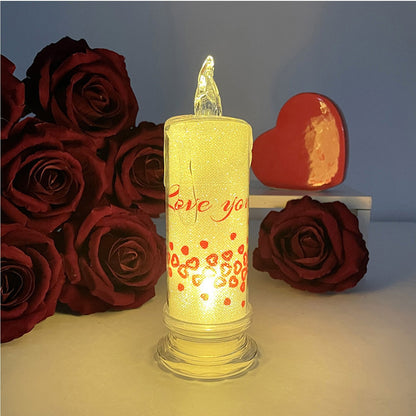 Electronic Candle LED Light W/ Candlesticks