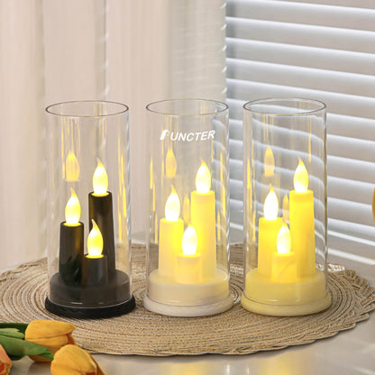 Electronic Candle Light Three-head