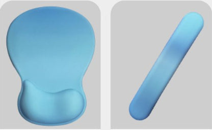 Gradient Silicone Typing Keyboard Hand Rest Pads Set