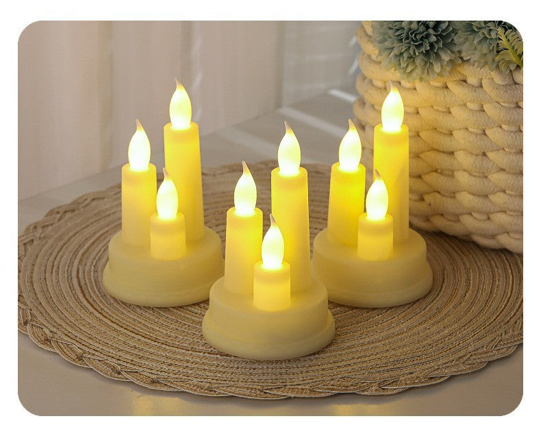 Electronic Candle Light Three-head