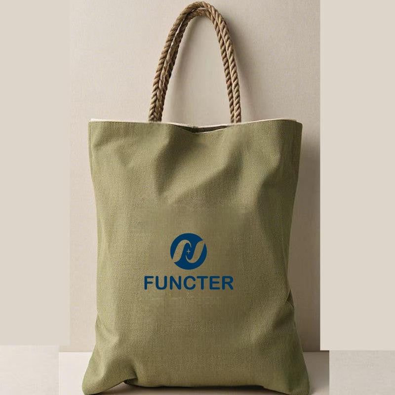 Green Canvas Tote