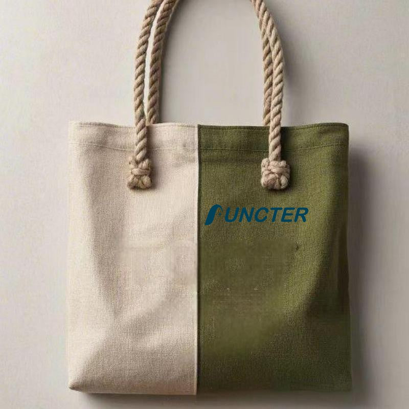 Two Tone Canvas Tote