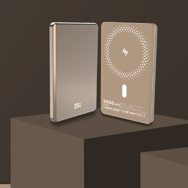 5000mAh Magnetic Wireless Power Bank Input/Output Fast Charging Power Bank