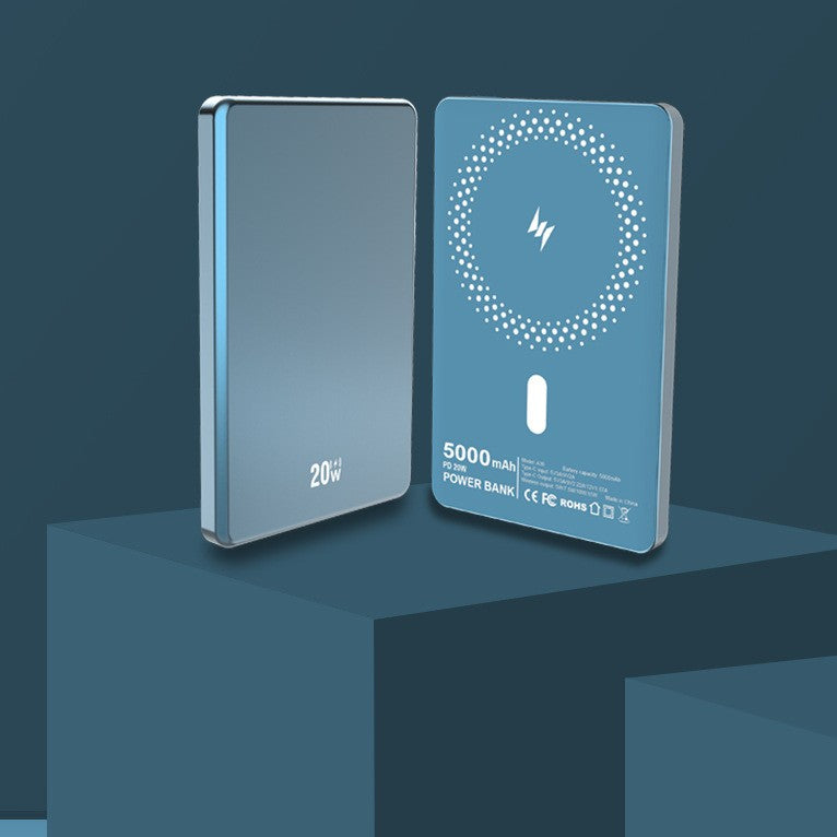 5000mAh Magnetic Wireless Power Bank Input/Output Fast Charging Power Bank