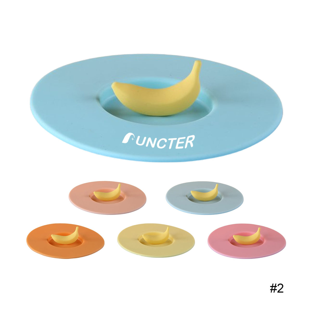 Banana Silicone Drink Cup Lid 4.72"
