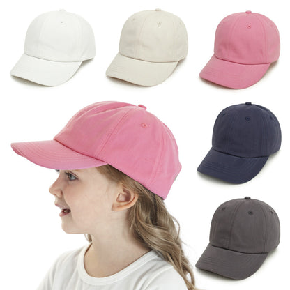 Custom Cotton Twill Baseball Cap Baseball Hat Summer Outdoor Cap For Kids(8 Months- 2 Years)