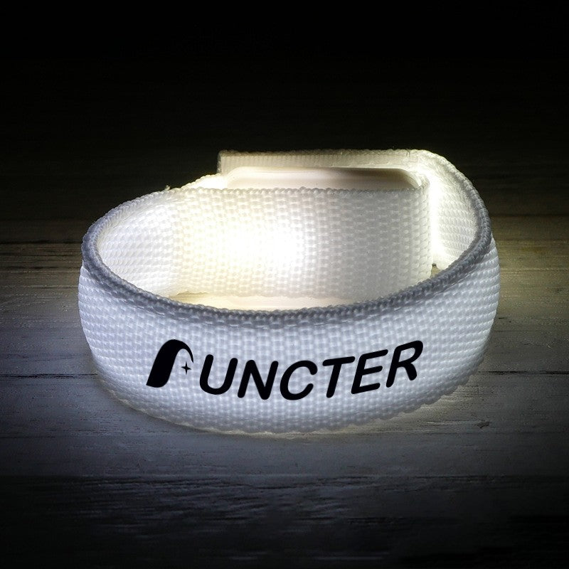 3-Color Switching LED Light-Up Wristband W/ Battery