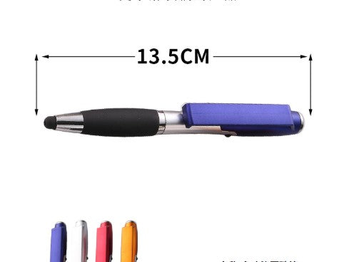 Multifunctional Folding LED Stylus Ballpoint Pen