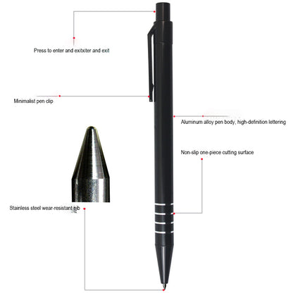 Metal Ring Click Ballpoint Pen