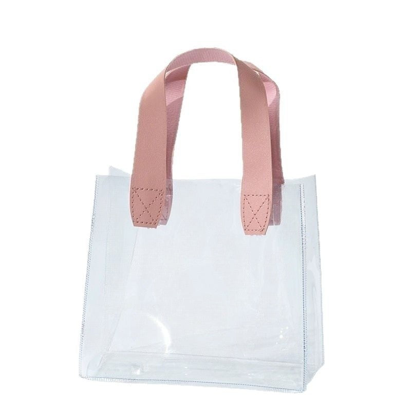 PVC Daisy Reusable Large Tote Bag Gift Bag W/ Handle