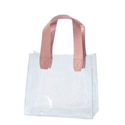 PVC Daisy Reusable Large Tote Bag Gift Bag W/ Handle
