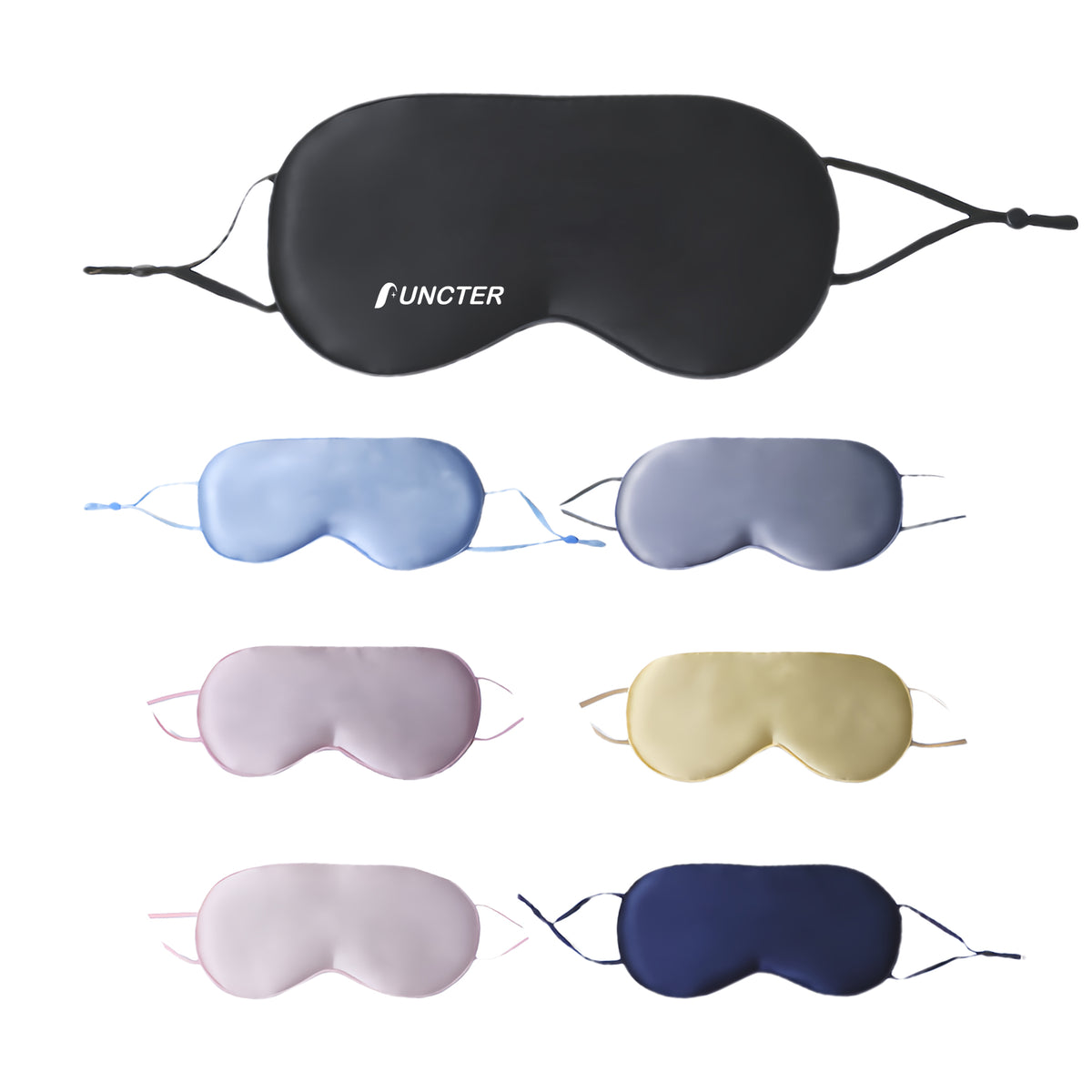 Silk Beauty Rest Eye Mask W/ Adjustable Strap