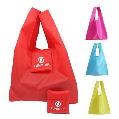 Oxfod Foldable Shopping Bag Lightweight Waterproof Shoulder Storage Bag