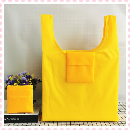 Oxfod Foldable Shopping Bag Lightweight Waterproof Shoulder Storage Bag