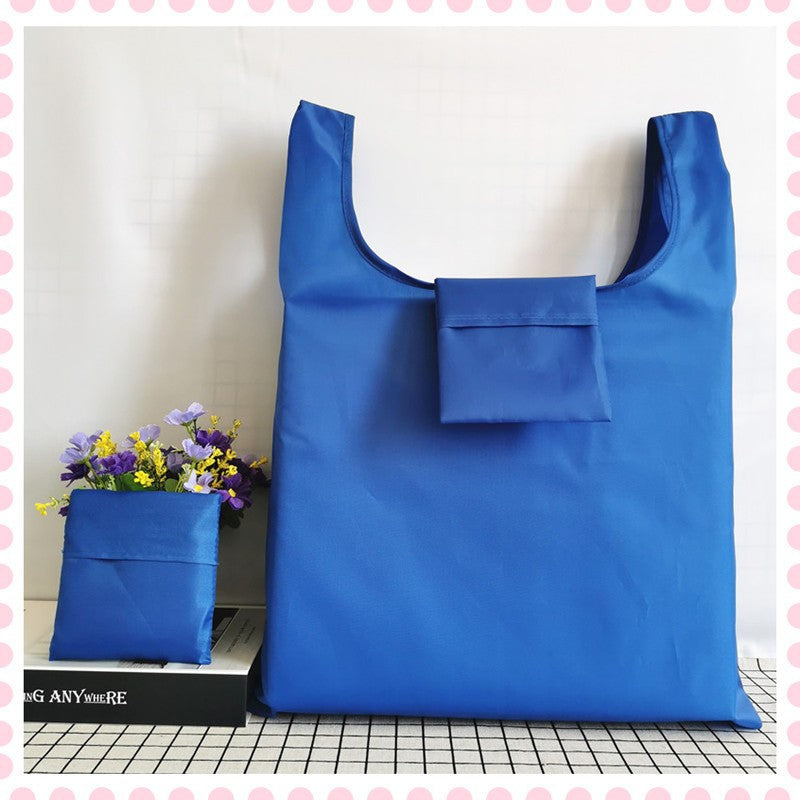 Oxfod Foldable Shopping Bag Lightweight Waterproof Shoulder Storage Bag