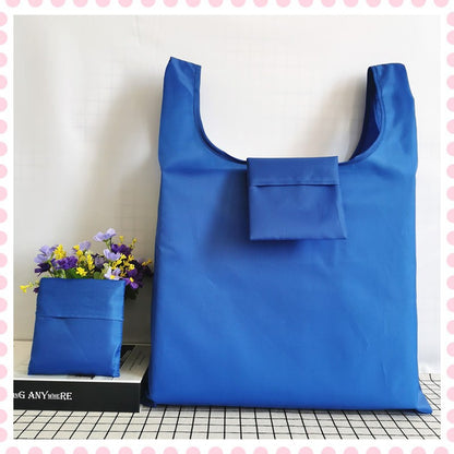 Oxfod Foldable Shopping Bag Lightweight Waterproof Shoulder Storage Bag
