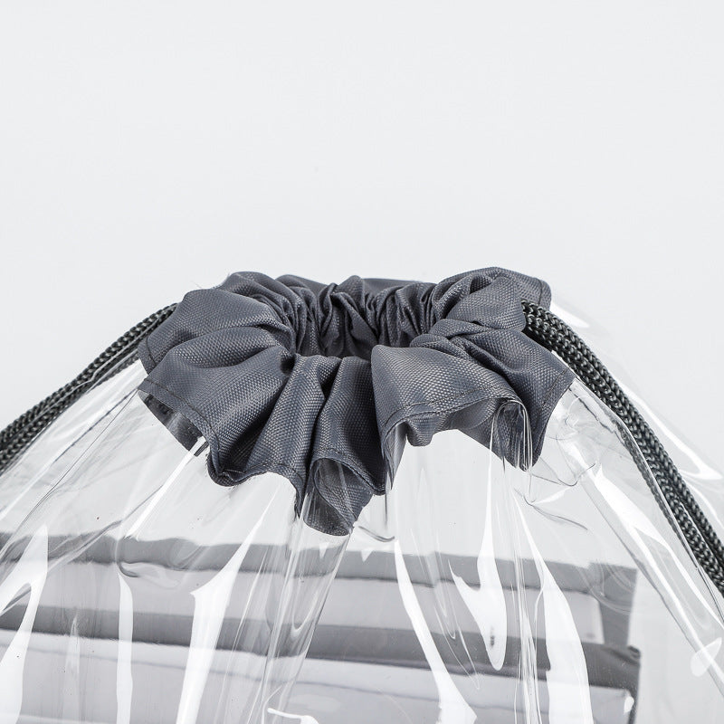 PVC Clear Drawstring Bag