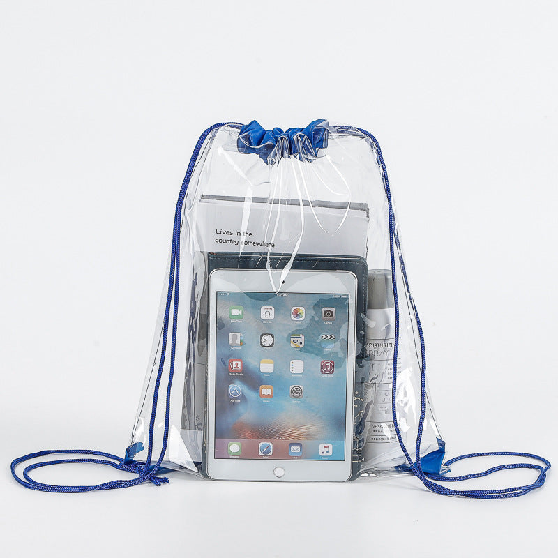 PVC Clear Drawstring Bag