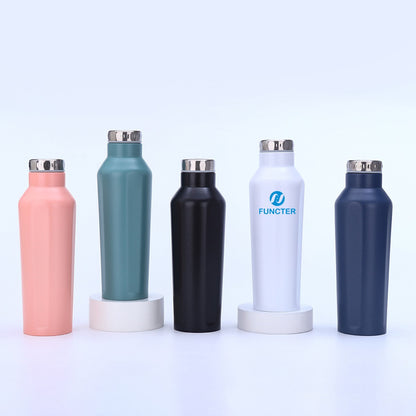 16 Oz. Large Capacity Car Tumbler Insulated Stainless Steel Water Bottle