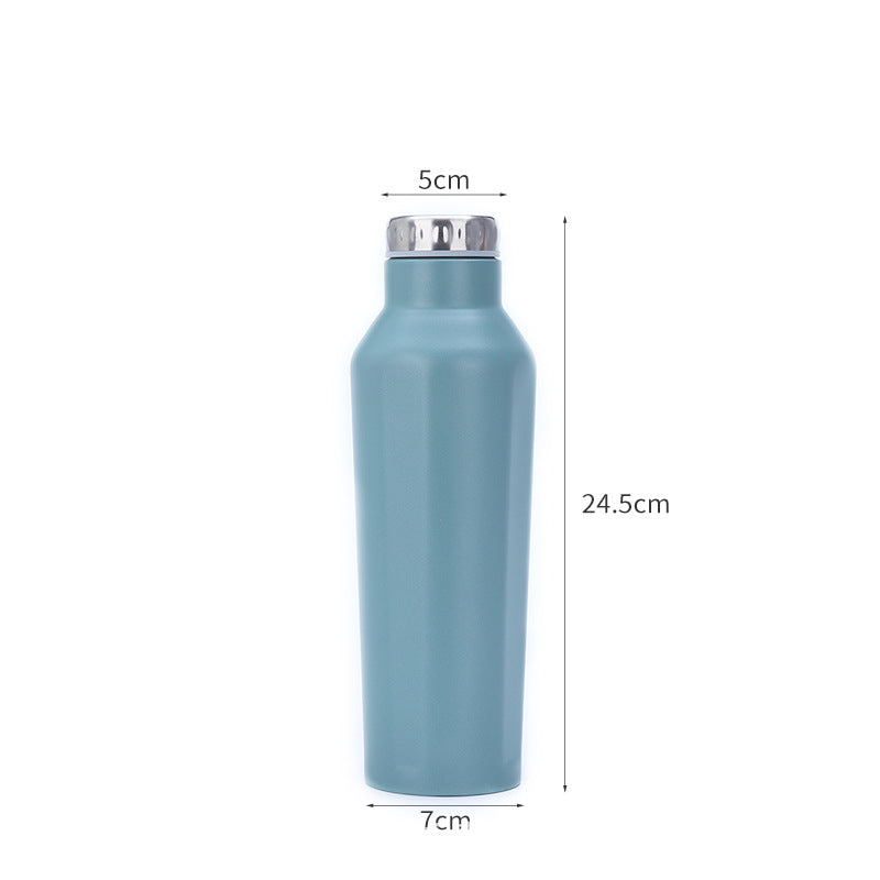 16 Oz. Large Capacity Car Tumbler Insulated Stainless Steel Water Bottle