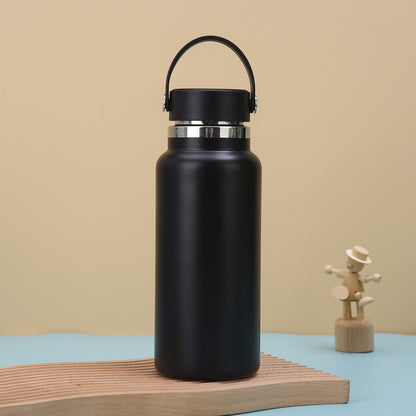 Car Tumbler Insulated Stainless Steel Water Bottle W/ Handle 32 oz.