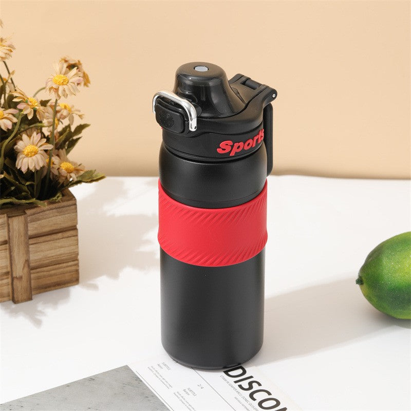Car Tumbler Insulated Stainless Steel Water Bottle W/ Flip Lid 18 oz.