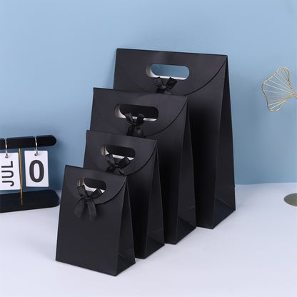Flip Top Velcro Gift Bag W/ Bow Handles