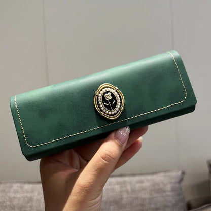 PU Leather Glasses Case Hard Shell Anti Scratch